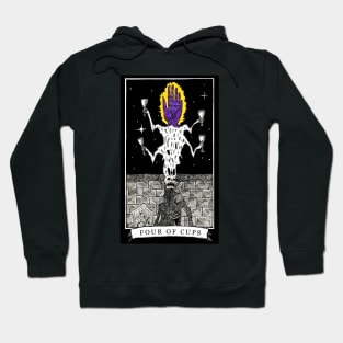 The Four of Cups - The Tarot Restless Hoodie